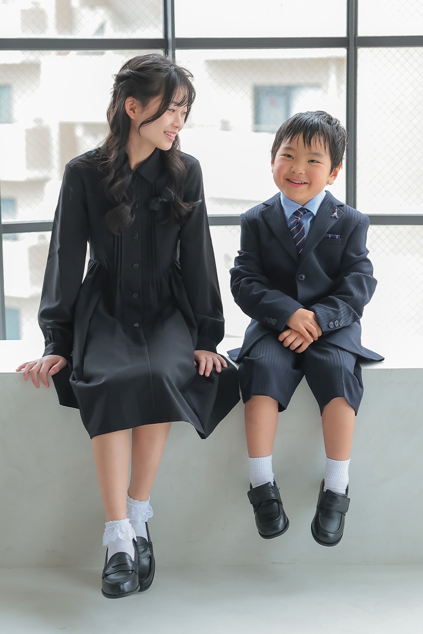 Girls タックリボンフォーマルワンピース 160cm｜結婚式のパーティー