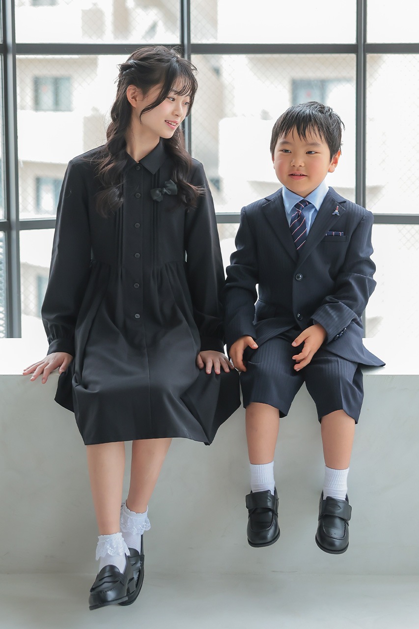 Girls タックリボンフォーマルワンピース 160cm｜結婚式のパーティー 