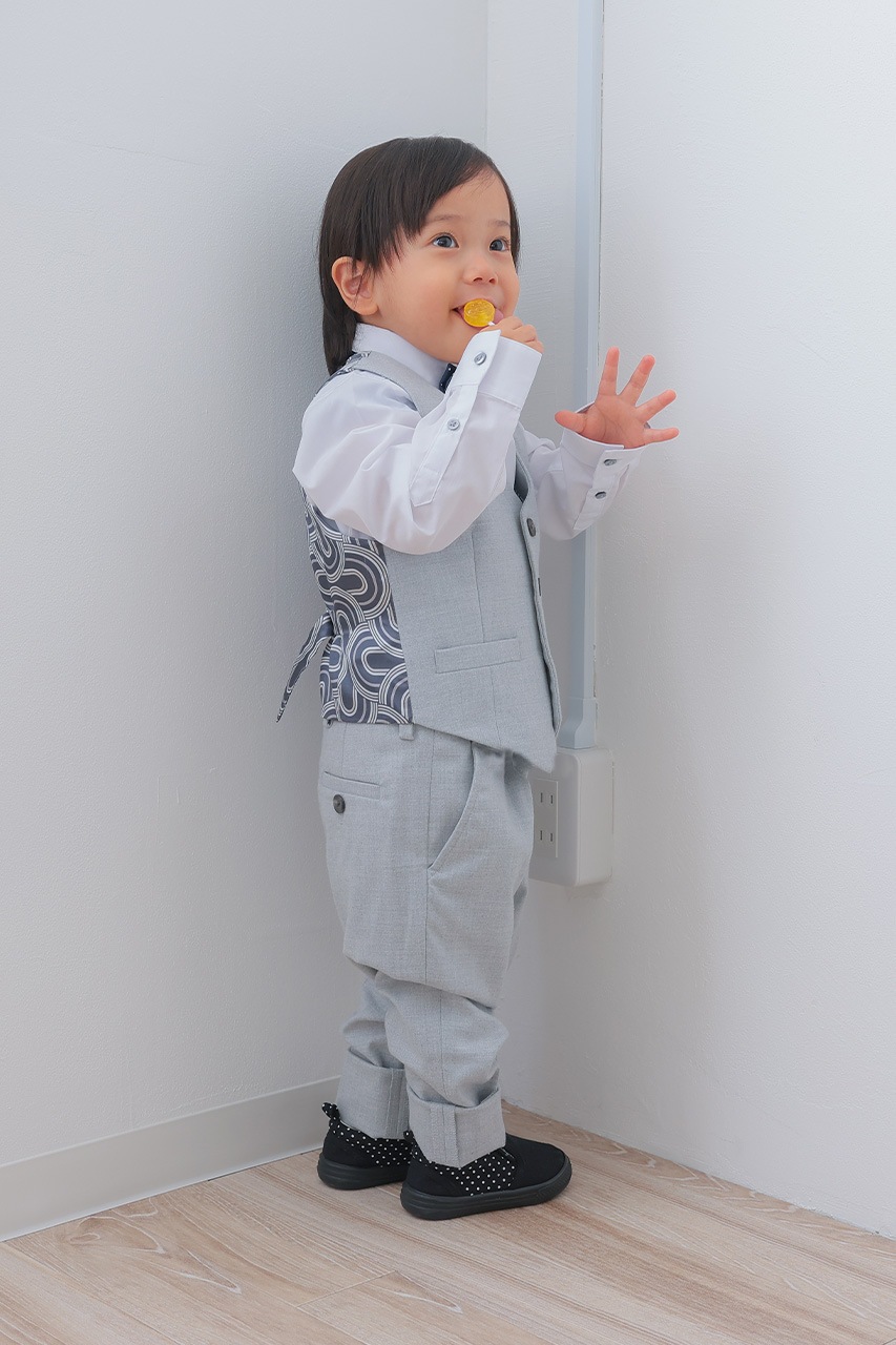 Boys �ե��ͥ�٥��ȥ����ĥ��å� ���졼 100-105cm(�����/�٥���/�ѥ��/ĳ�ͥ�����4�����å�)