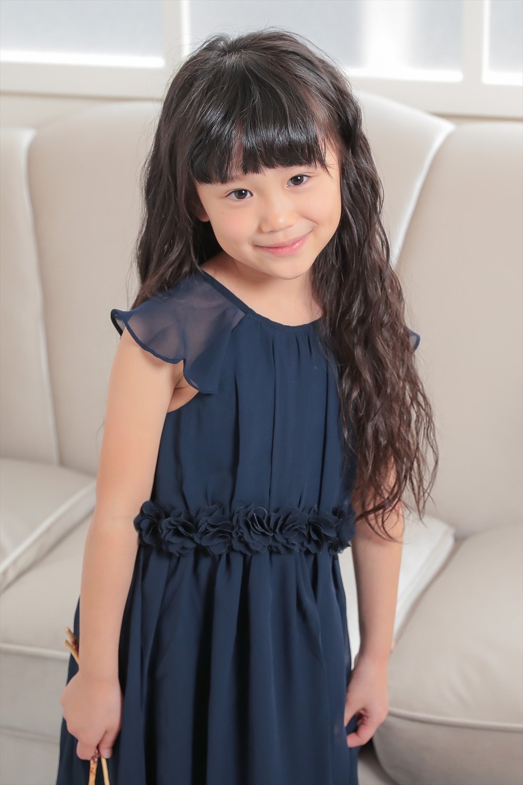 Kids ウエストフラワーシフォンドレス 9歳｜結婚式のパーティー