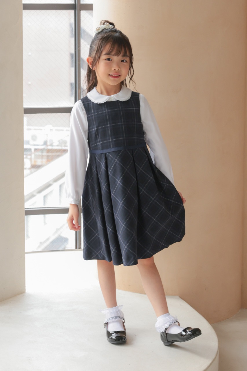 Girls �֥饦���դ���ܥ�����å����󥵥�֥� 120cm(���ԡ���/�֥饦��/�ܥ��/��ܥ�/����������5�����å�)