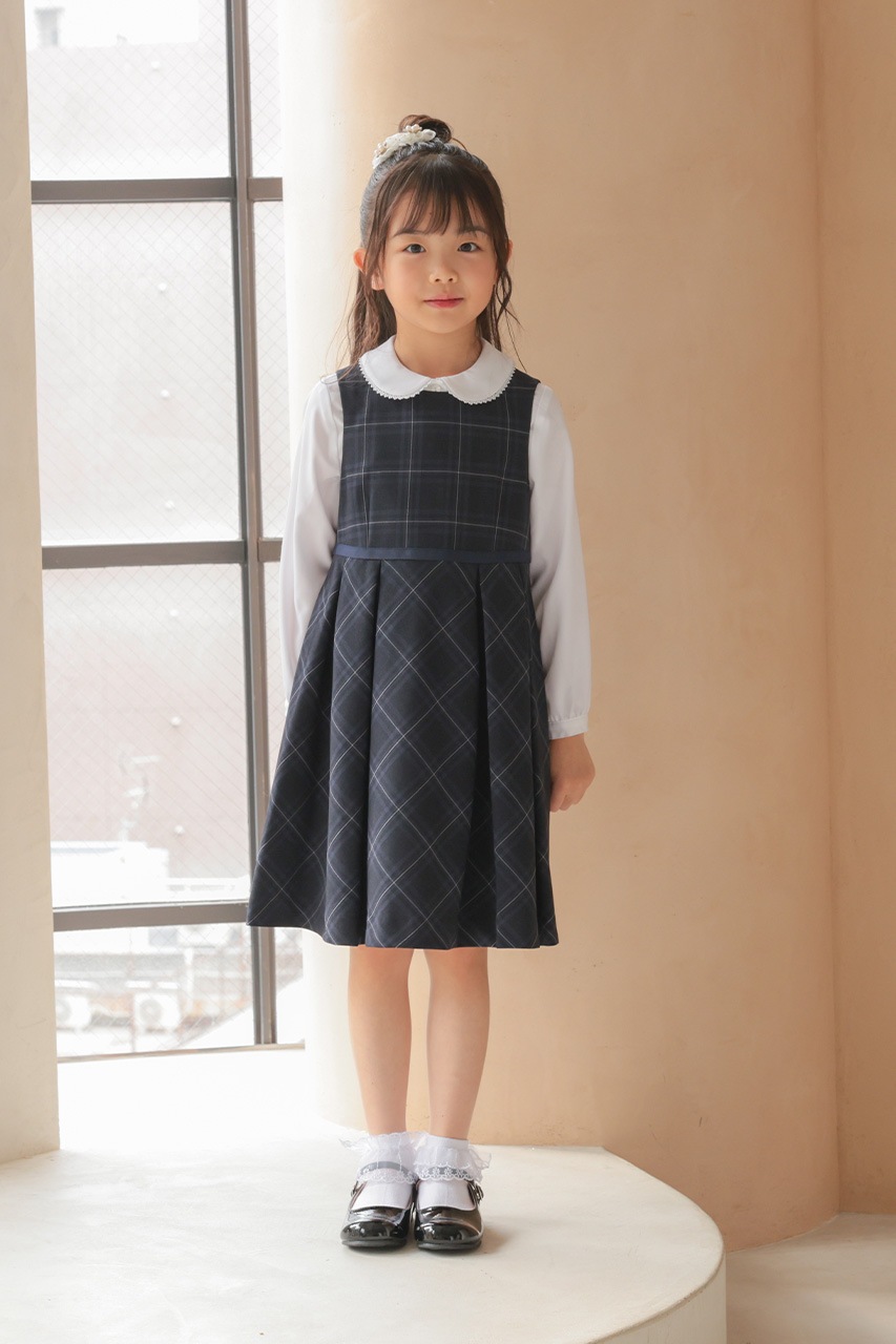 Girls �֥饦���դ���ܥ�����å����󥵥�֥� 120cm(���ԡ���/�֥饦��/�ܥ��/��ܥ�/����������5�����å�)