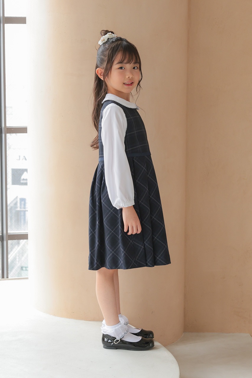 Girls �֥饦���դ���ܥ�����å����󥵥�֥� 120cm(���ԡ���/�֥饦��/�ܥ��/��ܥ�/����������5�����å�)