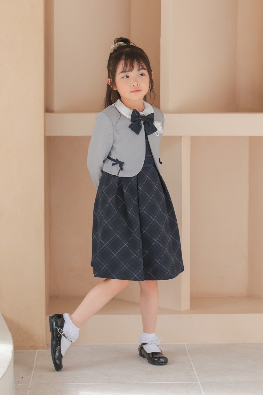 Girls �֥饦���դ���ܥ�����å����󥵥�֥� 120cm(���ԡ���/�֥饦��/�ܥ��/��ܥ�/����������5�����å�)