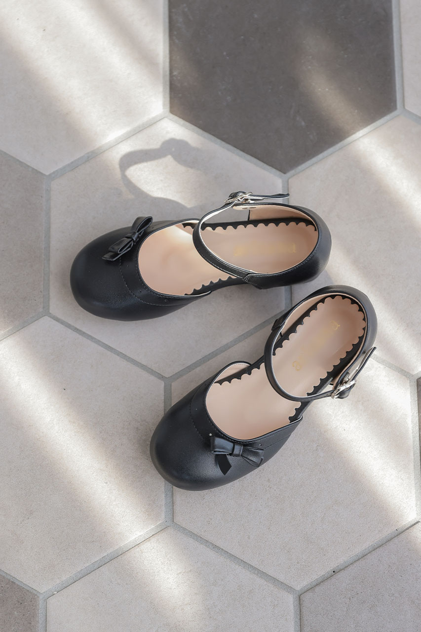 �ڥ����ȥ�åȡ�Kids �ե����ޥ륷�塼�� �֥�å� 19cm
