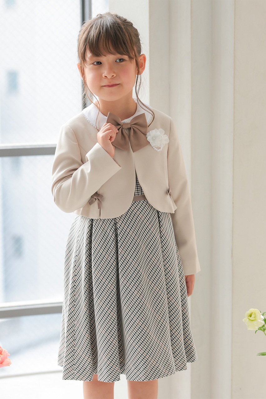 Girls �֥饦���դ���ܥ�����å����󥵥�֥� 120cm(���ԡ���/�֥饦��/�ܥ��/��ܥ�/����������5�����å�)