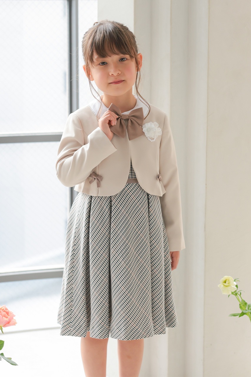 Girls �֥饦���դ���ܥ�����å����󥵥�֥� 120cm(���ԡ���/�֥饦��/�ܥ��/��ܥ�/����������5�����å�)