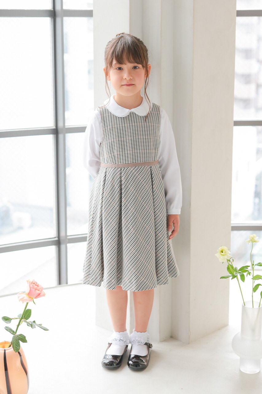 Girls �֥饦���դ���ܥ�����å����󥵥�֥� 120cm(���ԡ���/�֥饦��/�ܥ��/��ܥ�/����������5�����å�)