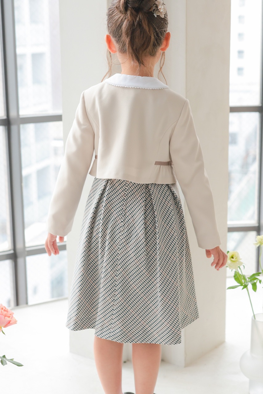 Girls �֥饦���դ���ܥ�����å����󥵥�֥� 120cm(���ԡ���/�֥饦��/�ܥ��/��ܥ�/����������5�����å�)