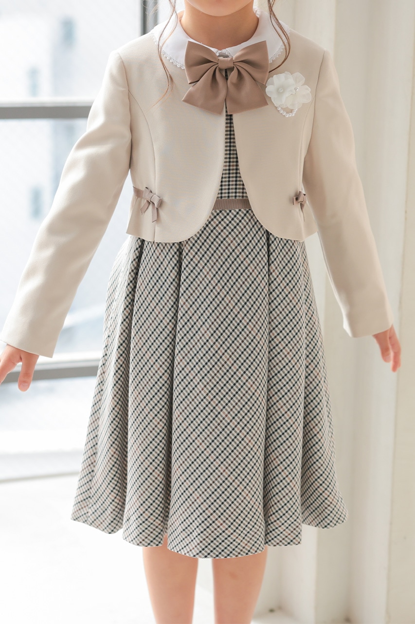 Girls �֥饦���դ���ܥ�����å����󥵥�֥� 120cm(���ԡ���/�֥饦��/�ܥ��/��ܥ�/����������5�����å�)