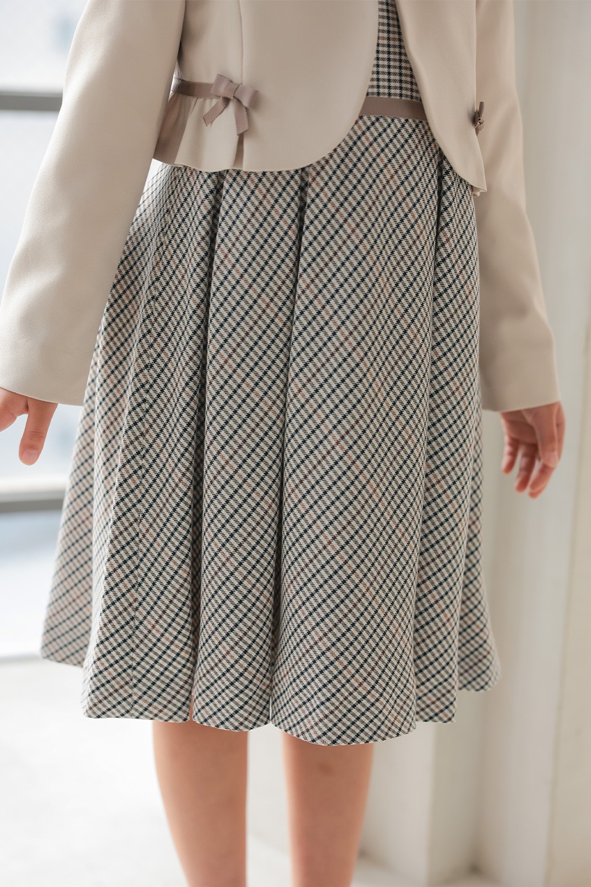 Girls �֥饦���դ���ܥ�����å����󥵥�֥� 120cm(���ԡ���/�֥饦��/�ܥ��/��ܥ�/����������5�����å�)