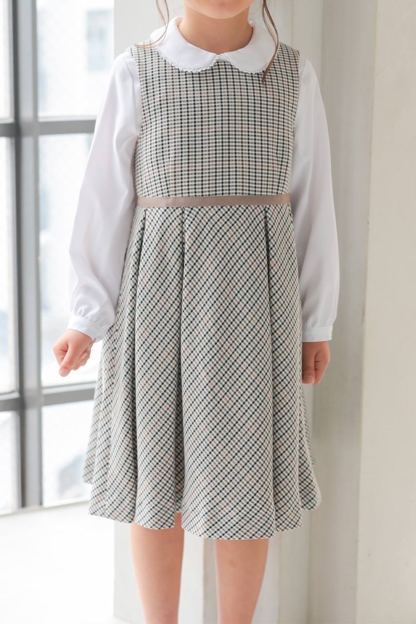 Girls �֥饦���դ���ܥ�����å����󥵥�֥� 120cm(���ԡ���/�֥饦��/�ܥ��/��ܥ�/����������5�����å�)