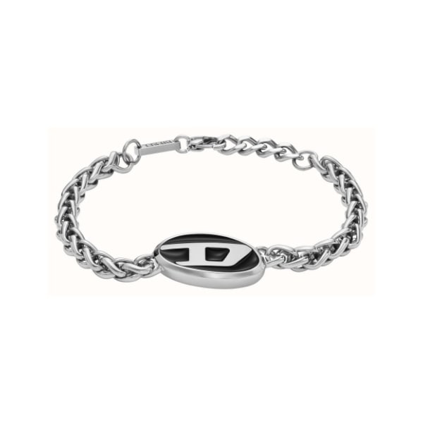 DIESEL ブレスレット DX1469040 SILVER/BLACK Men's DIESEL ディーゼル ブレスレット メンズ シルバー×ブラック