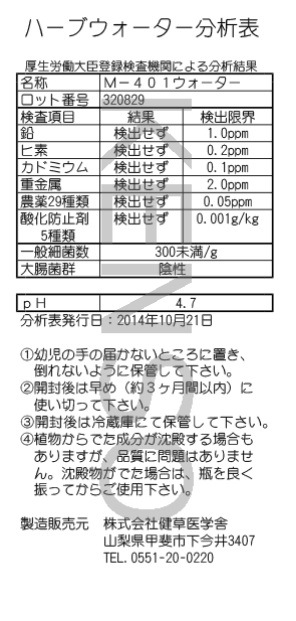 KENSOハーブウォーターミント系【200ml】