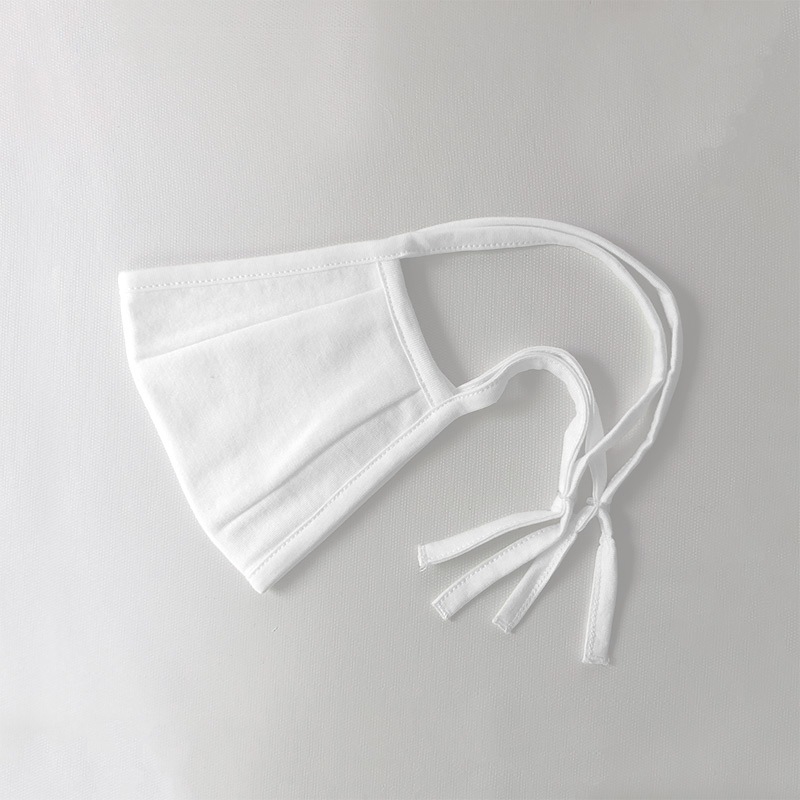 竹の白いマスク