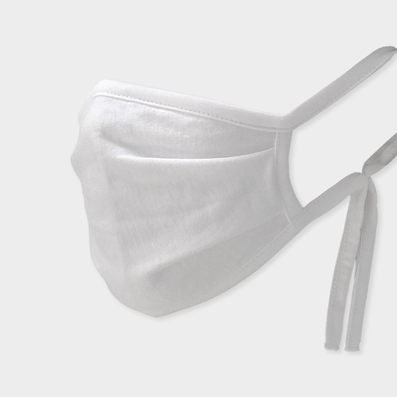 竹の白いマスク