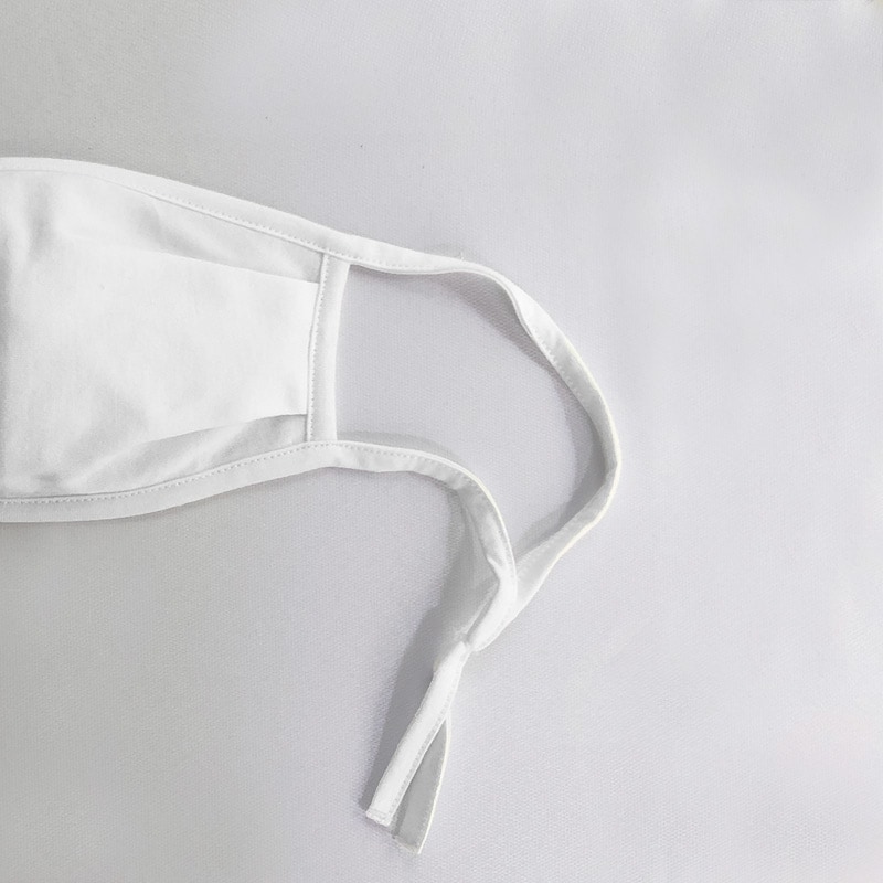 竹の白いマスク