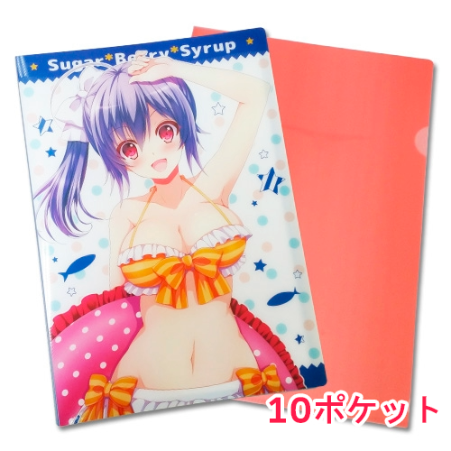 A4クリアファイル収納ホルダー10ポケット 1,000冊（OPP袋入れなし）