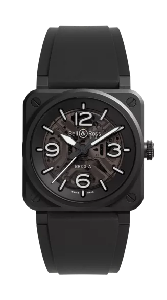 ベル&ロス BR-03 Skeleton Black Ceramic