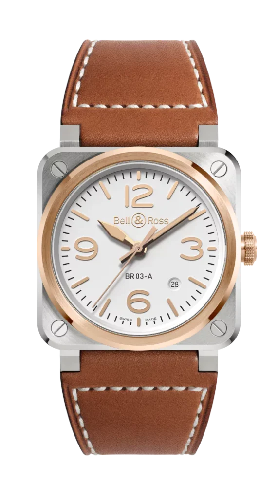 ベル&ロス BR-03 White Steel & Gold