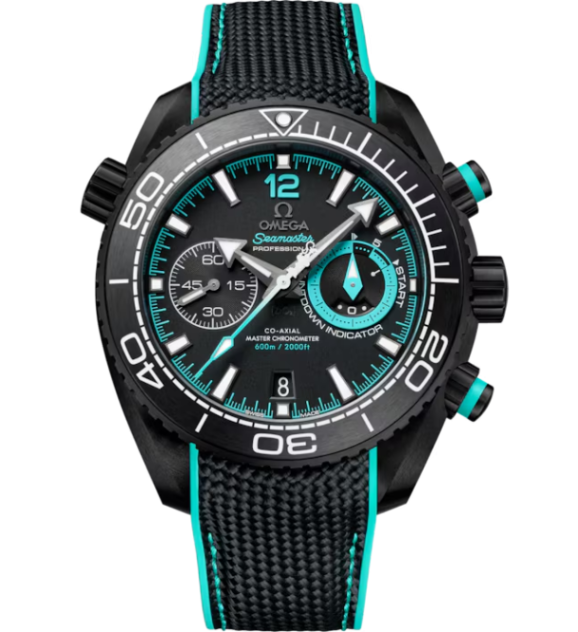オメガ ETNZ ディープ ブラッ?ク プラネットオーシャン 600
