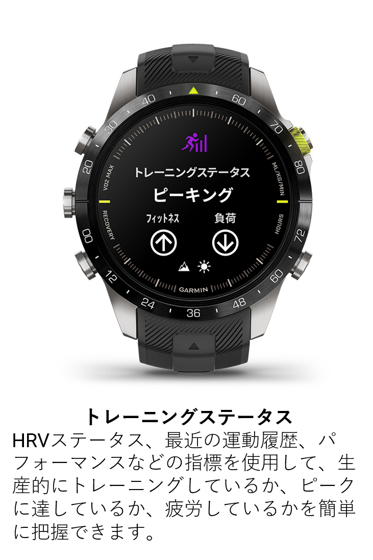 MARQ Athlete (Gen 2) 時空を超え頂点を掴む アスリート機能を備えたプレミアムGPSウォッチ
