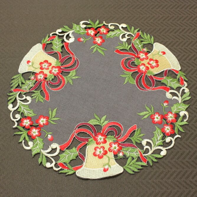 «826»◤完売◢クリスマスリース★2025★ゴールド刺繍リボン*ベル 826»◤完売◢クリスマスリース☆2025☆ゴールド刺繍リボン*ベル 季節・