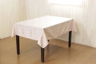 【SALE】elegant flower 撥水ジャカード テーブルクロス 約130×170cm