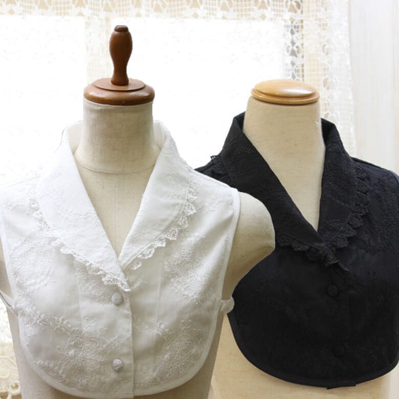 Breeze-vail ラッセルレース つけ襟 ｜インテリアレース・テーブル