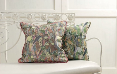 ジャカード織 クッションカバー 約45×45cm [botany]