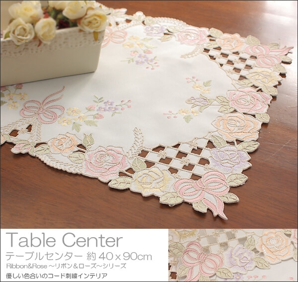 ハンドメイド アオサギ 手刺繍 手編みレース縁取り テーブルセンター ハンドメイド アオサギ 手刺繍 手編みレース縁取り テーブル