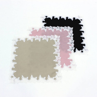 ギュピールレース ハンカチ 約35×35cm [Lino]