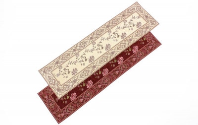 シェニール織 テーブルセンター 約33×120cm [Rose Palace]