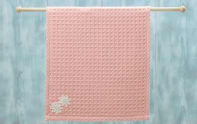 コットンワッフル タオル 約34×74cm [recette]