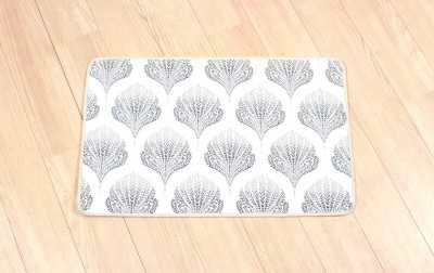 シェニール織 マット 約50×80cm [Herb Leaf]