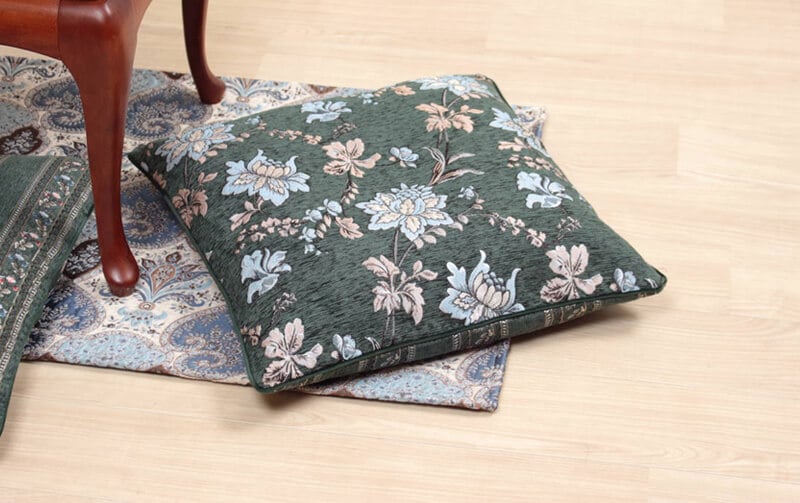 corundum シェニール織 座布団カバー 約55×59cm｜アミブルージュ