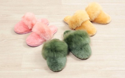 ムートン ふわふわスリッパ