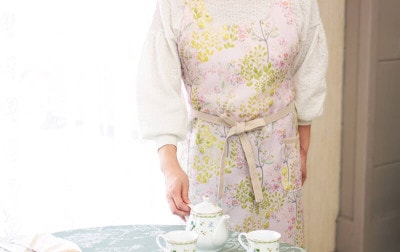 プリントファブリック エプロン [le printemps]