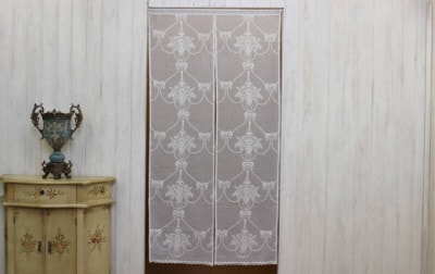 クラシック刺繍 のれん 約85×164cm