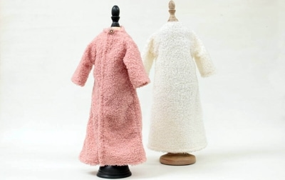 【着せ替え用】ふわもこコート 約32cm