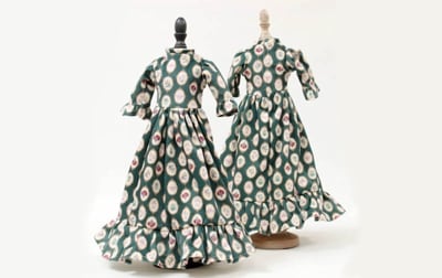 【着せ替え用】パネル柄ワンピース 約35cm