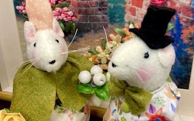 春の「ねずみちゃん」