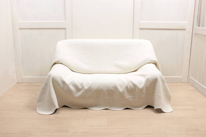多針キルト マルチカバー 約200×200cm [Brigitte]｜アミ