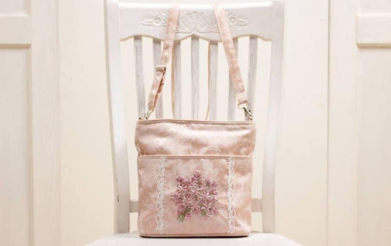 リボンショルダー刺繍レース リボンショルダー刺繍レースドレス/チュール袖/スパンコール