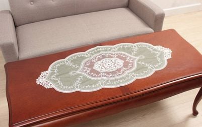 チュール＆ギュピール テーブルセンター 約40×90cm