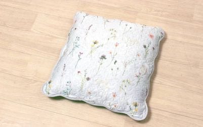 接触冷感キルト 座布団カバー 約55×59cm [BotaniCool]