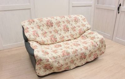 コットンキルト マルチカバー 約135×195cm [Rose Mellow]