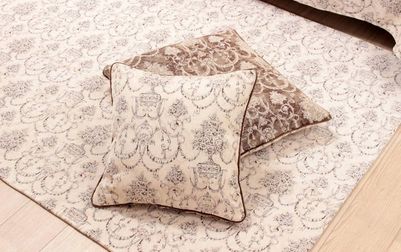 シェニール織 クッションカバー 約45×45cm [Toile Classique]