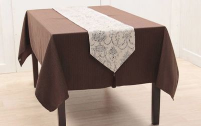 シェニール織 テーブルランナー 約30×180cm [Toile Classique]