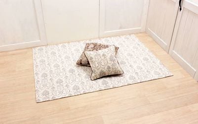 シェニール織 ラグ 約130×185cm [Toile Classique]